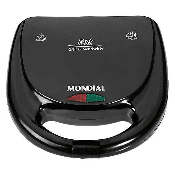 SANDWICHERA Y GRILL MONDIAL FAST S-12 220V 800W NEGRO