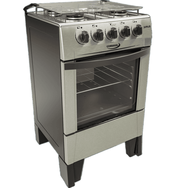COCINA COBRASA 4 HORNALLAS SIRIUS INOX