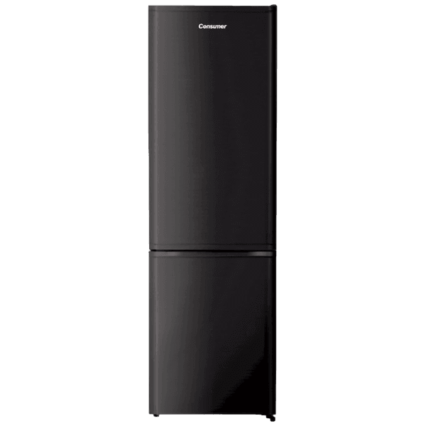 HELADERA CONSUMER COMBI 350LTS F/H 2PTAS NEGRO REF41