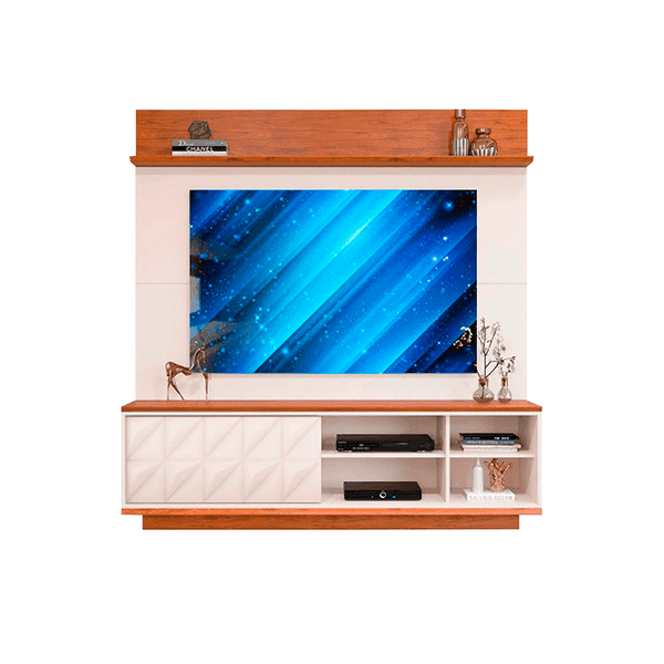 HOME DAVI OFF WHITE/FREIJO HASTA 65" MOVELMAX