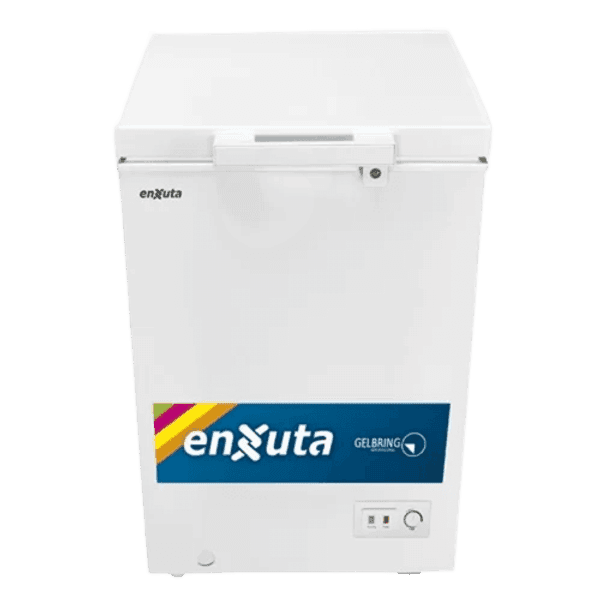 CONGELADOR ENXUTA 100 LTS HORIZONTAL TROPICAL CON TAPA DE VIDRIO FUNCIÓN DUAL FHENX22100
