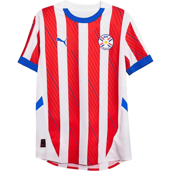 CAMISETA PUMA OFICIAL ALBIRROJA P/CABALLERO TALLA XL 2024 (ROJO/BLANCO/AZUL)