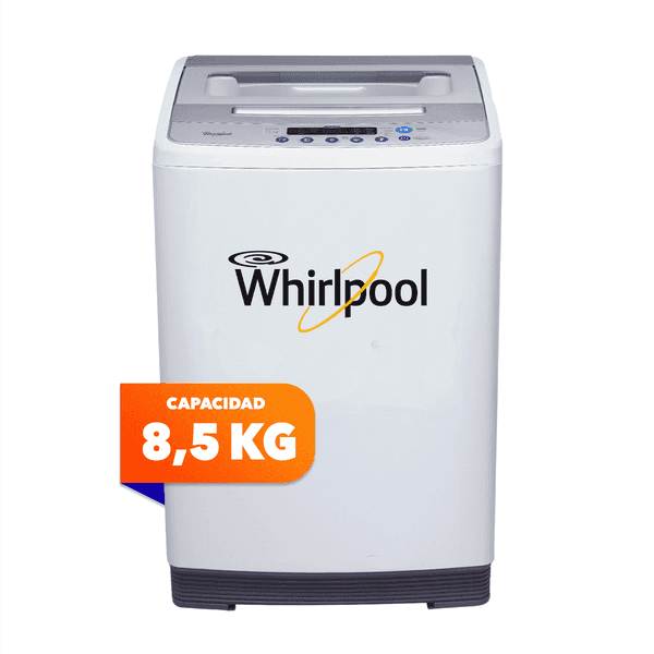 LAVARROPAS WHIRLPOOL 8.5KG AUTO. WWI08BW C/S BLANCO W429