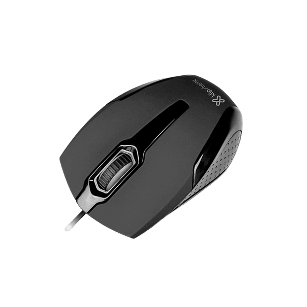 MOUSE USB KMO-120BK GALET KLIP 1000DPI/3 BOT/3D NEGRO