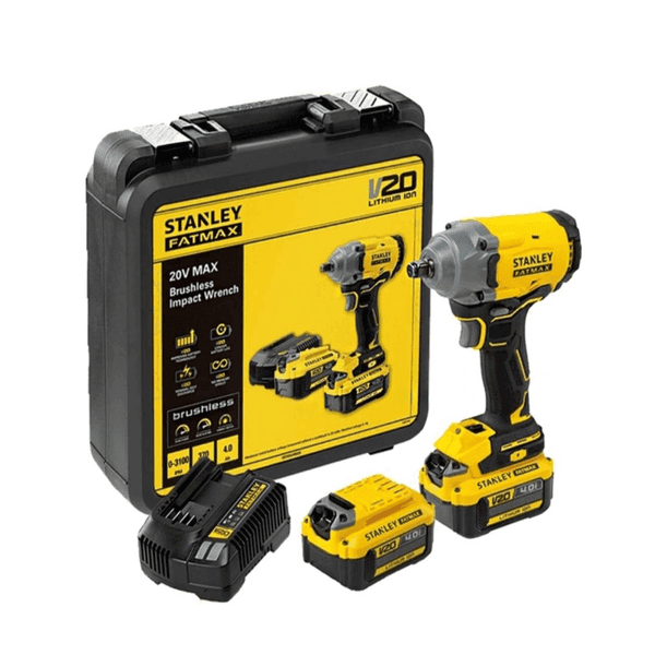 ATORNILLADOR IMPACTO STANLEY BATERIA 20V SBI810 C/BATERIA + CARGADOR + MALETIN B066237