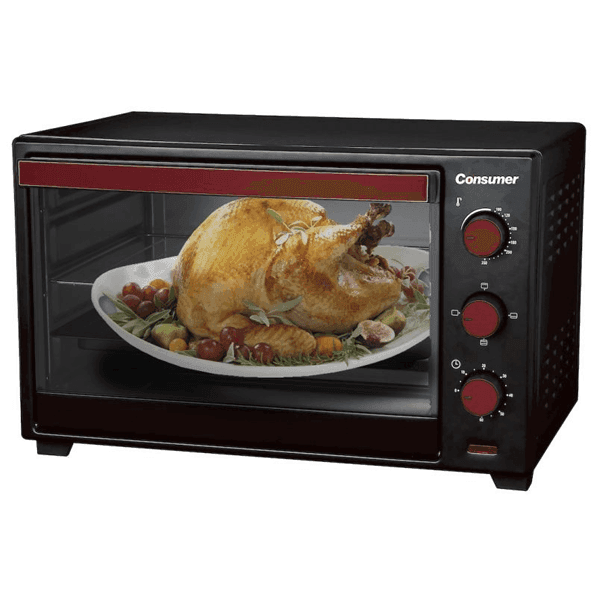 HORNO ELECTRICO CONSUMER 62LTS CMR-62 NEGRO
