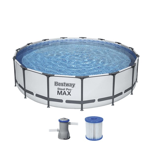 PISCINA BESTWAY 9.150LTS C/ ESTRUCTURA FILTRO STEEL PRO MAX 56260