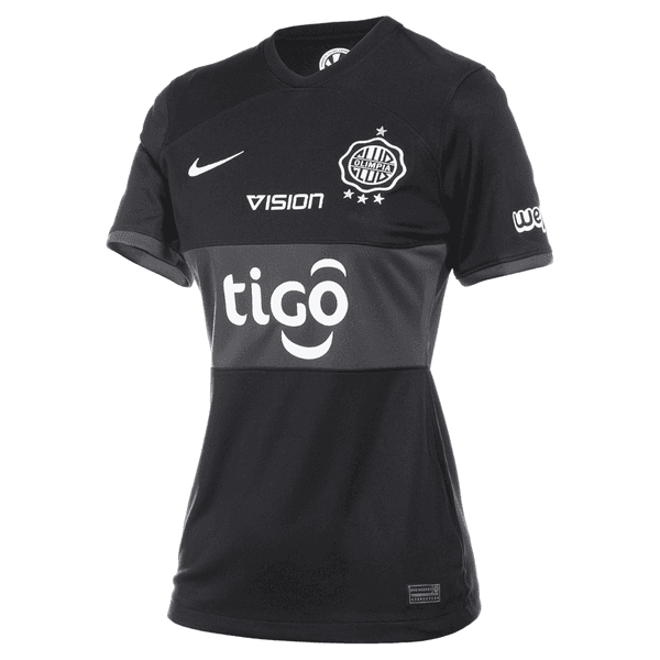 CAMISETA NIKE OLIMPIA DAMA ALTERNATIVO 2024 NEGRO TALLA S