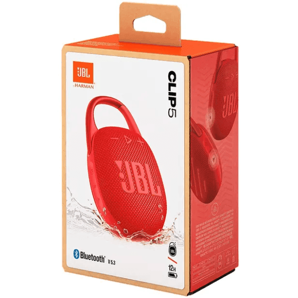 SPEAKER JBL CLIP 5 ROJO