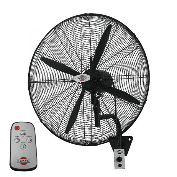 VENTILADOR TOKYO INDUSTRIAL DE PARED 26 VETOKPAI26R 1350RPM C/CONTROL T2280