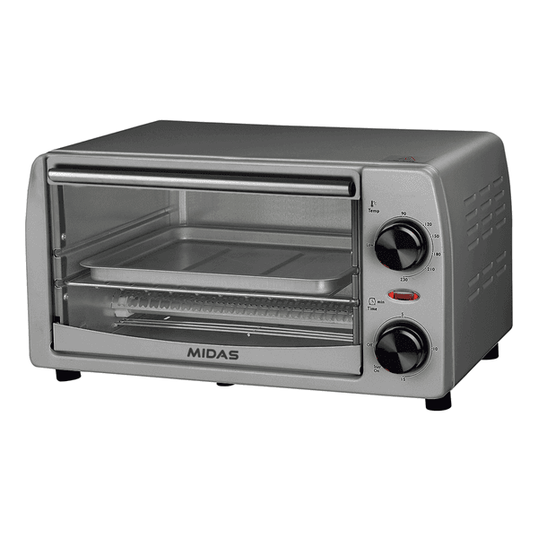 HORNO ELECTRICO MIDAS DE 9LTS MD-HE9SC GRIS