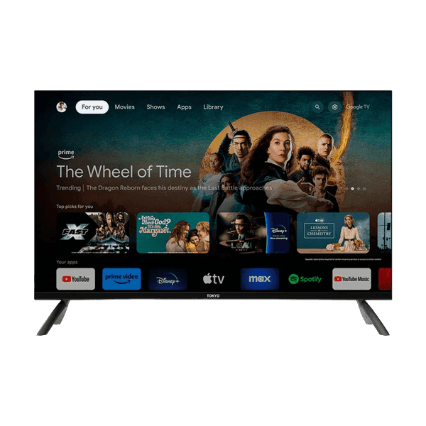 TV TOKYO 43" SMART GOOGLE TV FULL HD FRAMELESS C/ CHROMECAST INCLUIDO T3004 TVTOKFF43GTV