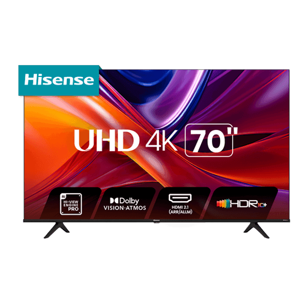 TV HISENSE 70" SMART UHD A6H 70A6H