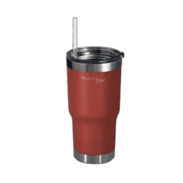 VASO TERMICO SELECTA C/SORBITO 560ML AC.INOX ROJO