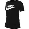 Remera Nike p/mujer w Nike sportswear tee essential icon futura negro