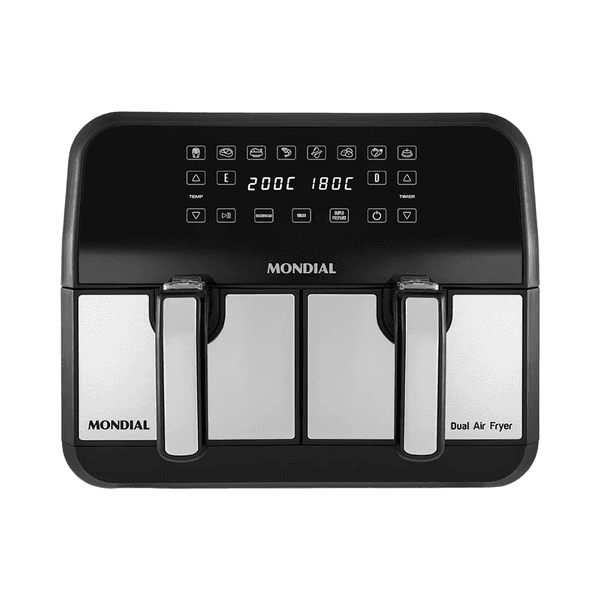 FREIDORA AIR FRYER MONDIAL DUAL 8LTS AFD-01-BI 2200W