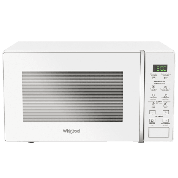 MICROONDAS WHIRLPOOL WMS20BZIM 20L S/ GRILL BLANCO  W494