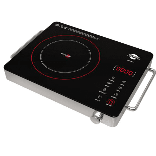 PLACA INFRARROJA TOKYO C/ASAS DISPLAY LED+PANEL TOUCH C/TIMER T3432 COTOKPI 019571