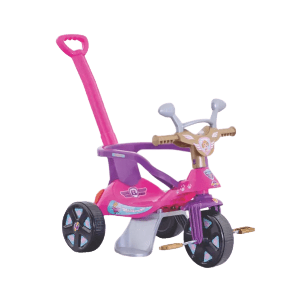 TRICICLO SMILE CONFORT BIEMME MENINA ROSADO REF 438-FUC