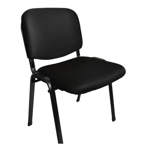 SILLA DE ESPERA LEVEL COLOR NEGRO - LVS-003