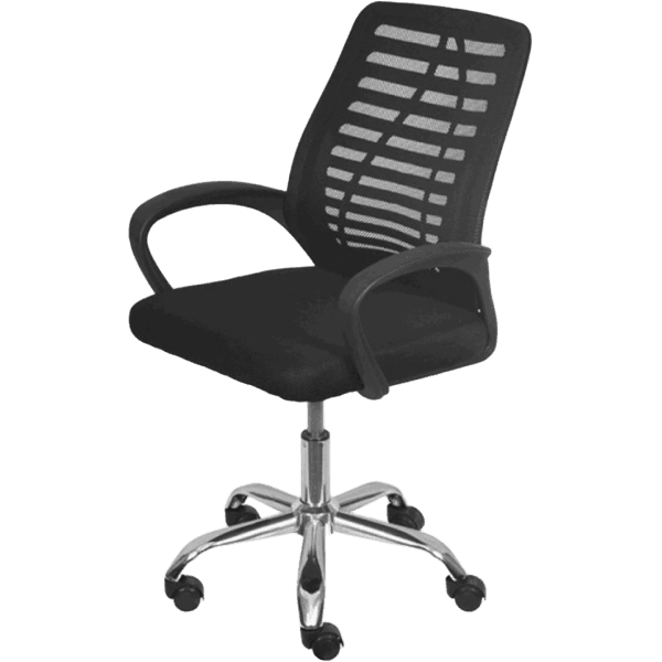 SILLA DE OFICINA LEVEL VIENA 3324 NEGRO