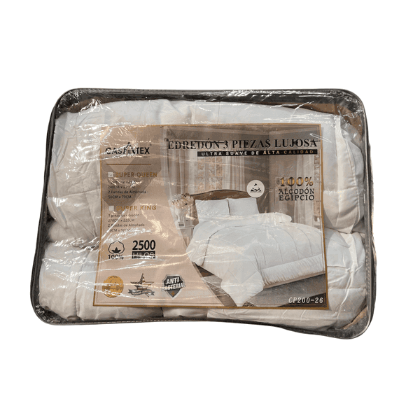 EDREDON CASATEX 240X220 3PZAS SUPER QUEEN