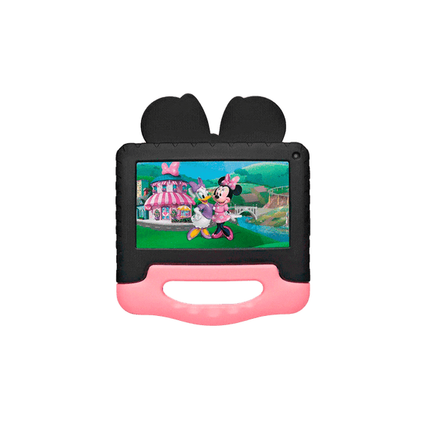 TABLET KID QC/64GB/4G/7"/NEG/ROSA MINNIE NB628 DISNEY