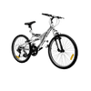 BICICLETA SUPERCHAMP  24 MAXX DOBLE SUSP PLATA