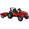 TRACTOR MASSEY FERGUSON CON CACAMBA BIG BOSS 12V ROJO REF338 MOVELMAX