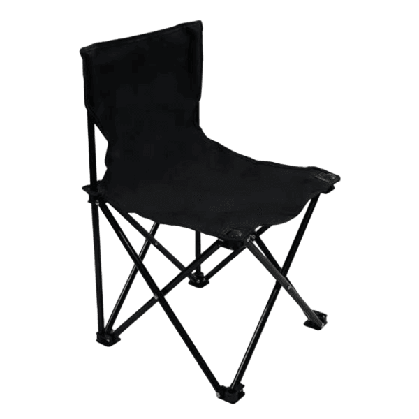 SILLA DE CAMPING LEVEL NEGRA SIN POSABRAZOS LVS-200