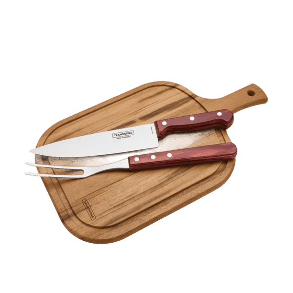 JUEGO PARA ASADO 3PIEZAS TRAMONTINA BLISTER POLYWOOD 21198/714
