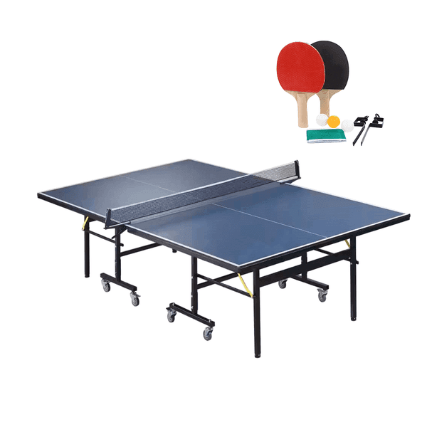 MESA DE PING PONG DE 15MM DE GROSOR + 2 PALETAS + 3 PELOTITAS + RED