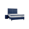 JUEGO DE SOMMIER COMPLETO SUPERSPUMA TITANIUM 160X200 AZUL