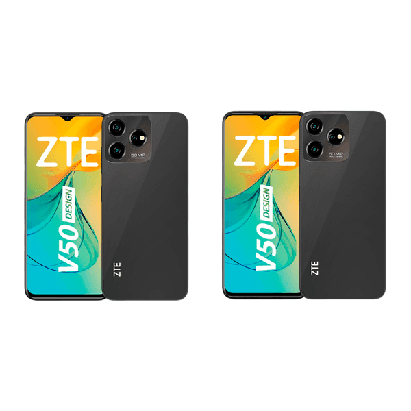 COMBO DOS CELULARES ZTE V50 DESING 16GB/256GB BLACK