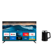 Combo tv televisor smart Kolke 50" uhd frameless whaleos 50 smu + chopera Selecta 700ml negro 80539