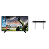 Tv led enxuta smart 43´´ fhd android 11.0 ledenx1243sdf2ka + soporte unique giratorio para tv de 26" a 60" rc-1mm 80540