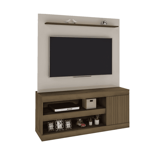 ESTANTE HOME CAPRI AMENDOA/OFF WHITE MOVELMAX