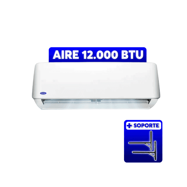 AIRE CARRIER 12000 BTU + SOPORTE