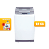Lavarropas Whirlpool wwi12aw 12kg carga sup blanco 850rpm + kit lavado omo