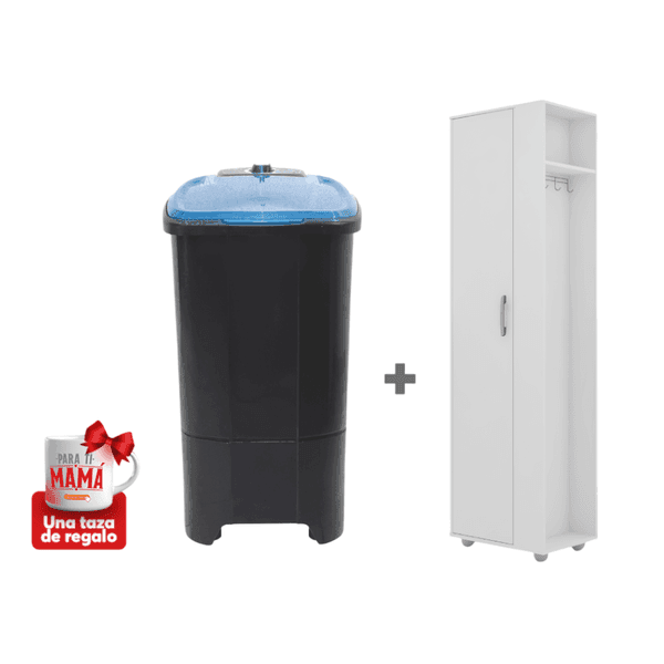 COMBO LAVARROPAS JOTA 10KG + ARMARIO MULTIUSO ROMA COBRASA + TAZA DE REGALO