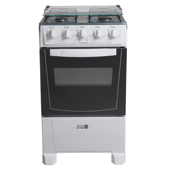 COCINA JAM STANDAR 4H A GAS BLANCO