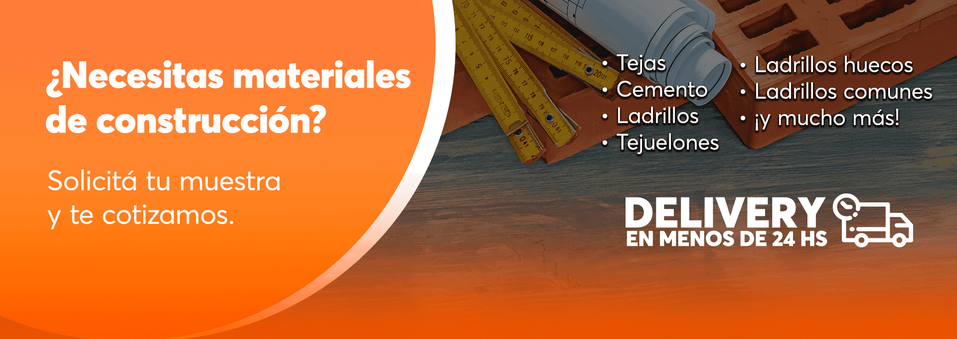 banner material de construccion