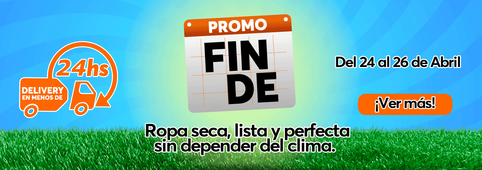 Finde 24 al 26 abril