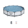 PISCINA BESTWAY REDONDA 6.473 LTS C/ESTRUCTURA METALICA366 X 76 CM STEEL PRO MAX REF 56416 11349