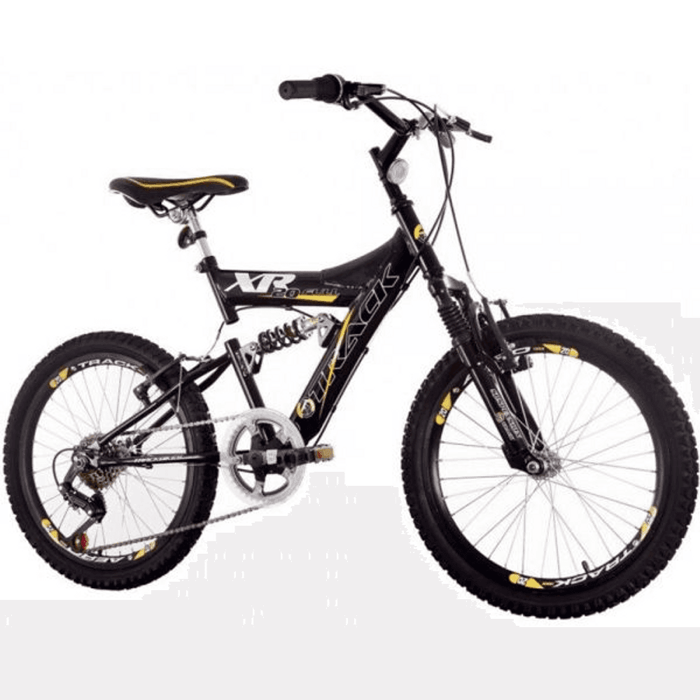 BICICLETA TRACK ARO 20" NEGRO/AMARILLO 20XRA 11476
