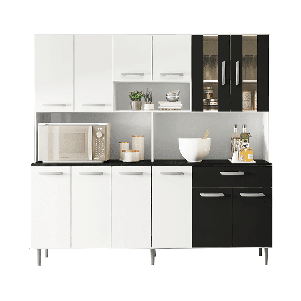 KIT DE COCINA CLARA BLANCO/NEGRO COBRASA 12662