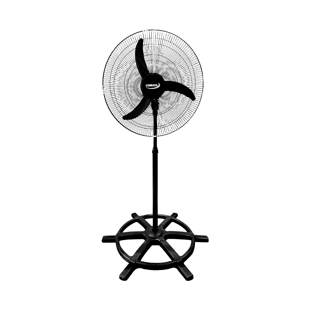 VENTILADOR DE PIE COBRASA 24" 3VEL NEGRO 147W 16372
