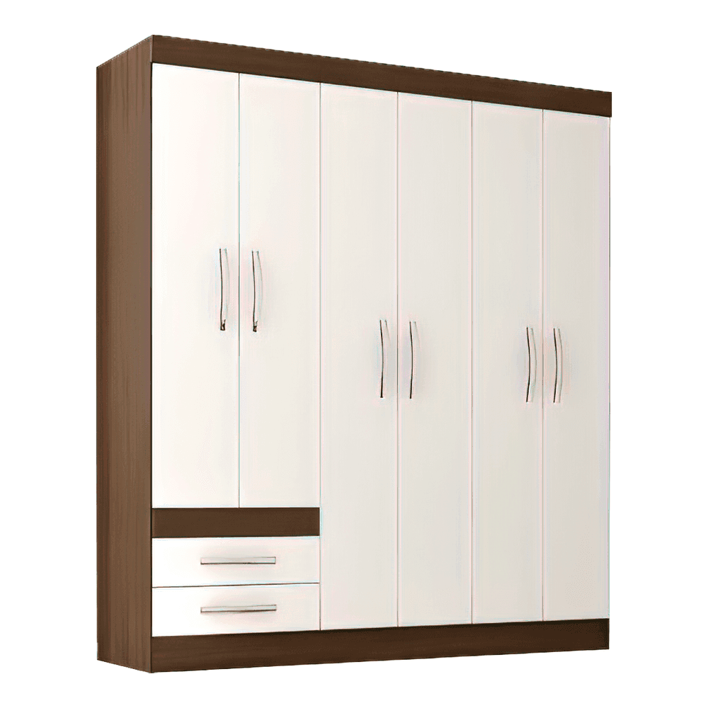 ROPERO RECIFE 6P AMENDOA OFF WHITE COBRASA 20815