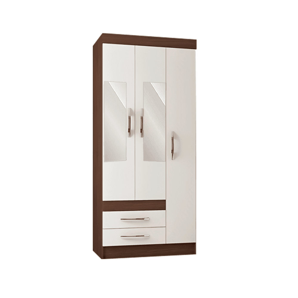 ROPERO RECIFE 3P AMENDOA OFF WHITE C/ESPEJO COBRASA 20816