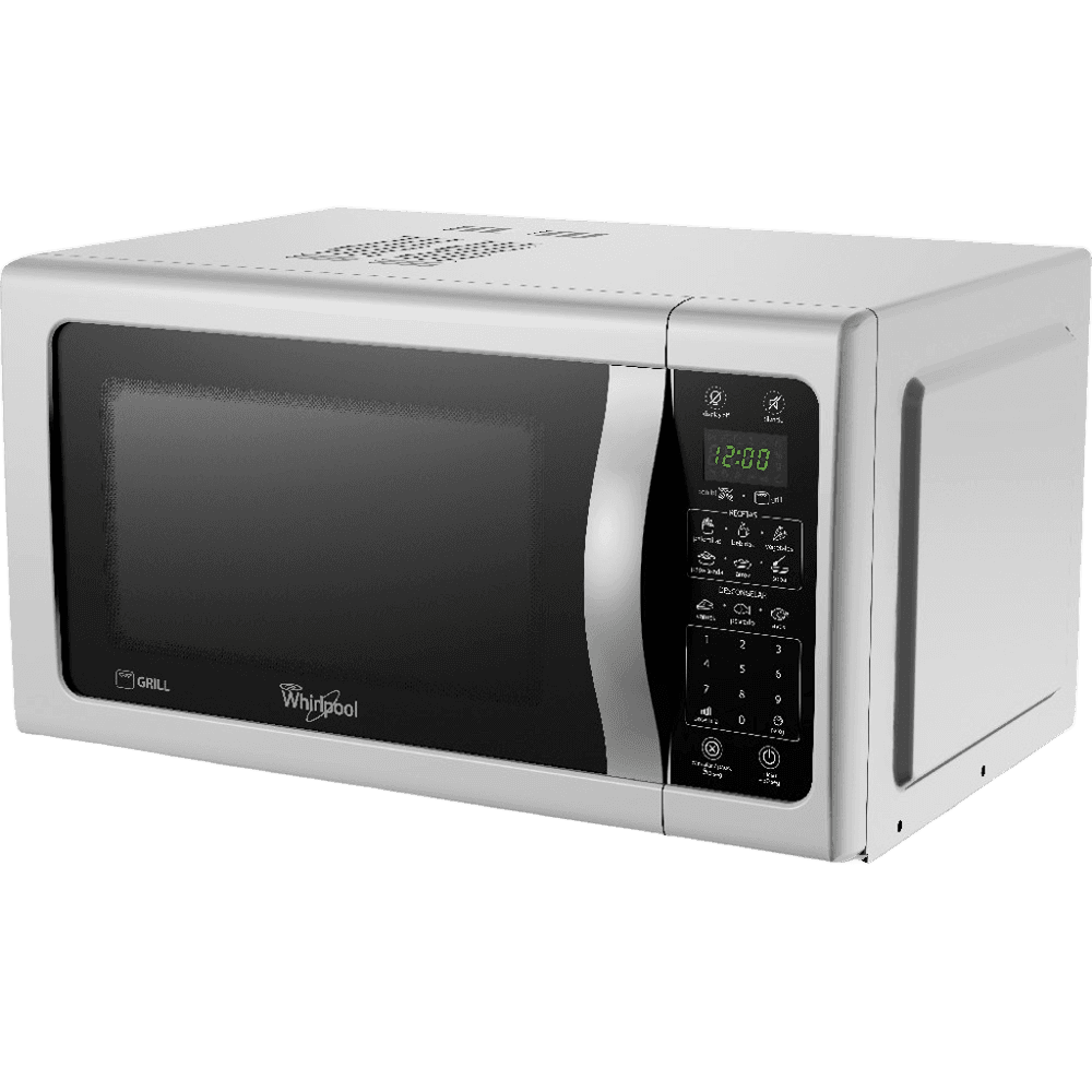 MICROONDAS WHIRLPOOL 25LTS WMG25SDS C/ GRILL SILVER COD W422. 3405